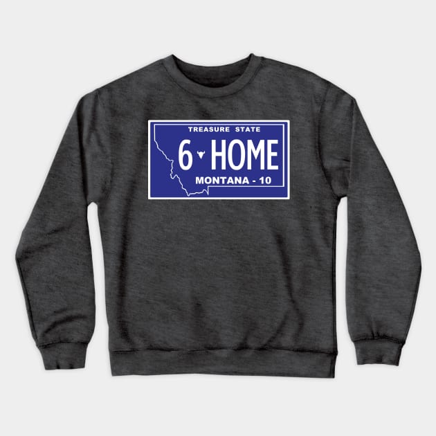 Montana Home - Bozeman, Gallatin County Crewneck Sweatshirt by somekindofguru